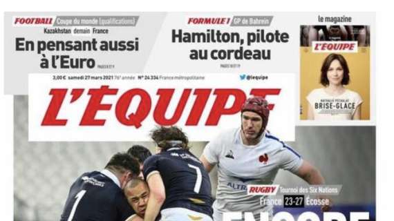 L'Equipe: "Francia, domani c'è il Kazakistan pensando già all'Europeo"