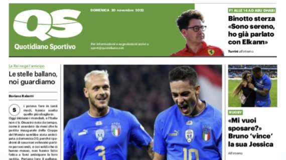 Mondiali al via e amichevole per l'Italia. L'apertura di QS: "Il castigo degli azzurri"