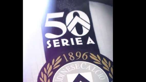 Inizia la 50ª stagione in Serie A per l'Udinese: i friulani a San Siro con una maglia celebrativa