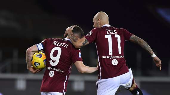 Le pagelle del Torino - Belotti artiglia, Zaza fa il faro ma spreca. Buongiorno come un gol