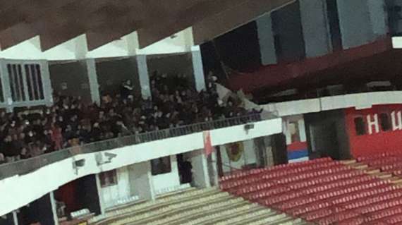 Stella Rossa-Milan, i tifosi serbi riescono a entrare nello stadio: un migliaio sugli spalti
