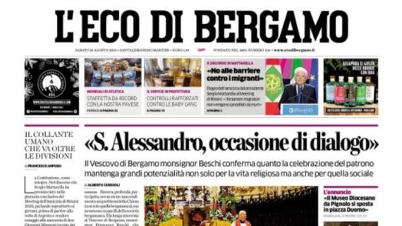 L'Eco di Bergamo: "Atalanta superiore. Tre punti da cogliere in casa del Frosinone"