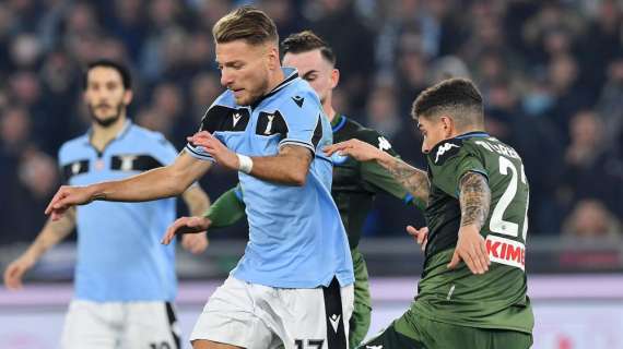 Immobile fa volare la Lazio: 1-0 al Napoli, Juve e Inter a -3