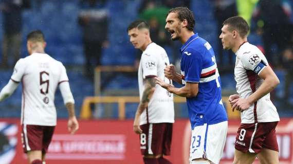 Di Francesco scaccia gli spettri: decide Gabbiadini, Torino battuto 1-0