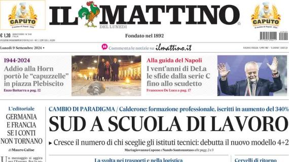 Il Mattino apre su De Laurentiis: "Vent'anni al Napoli: dalla Serie C allo Scudetto"