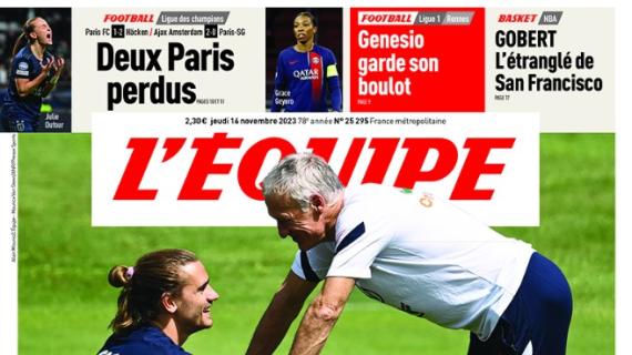 Francia, Deschamps e la fiducia mai negata a Griezmann. L'Equipe: "Il cocco"