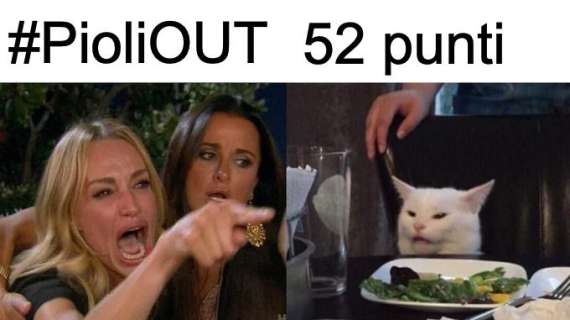 Woman yelling at a cat