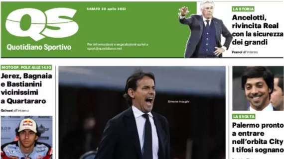 QS in apertura sui nerazzurri: "Inter, caccia al ribaltone"