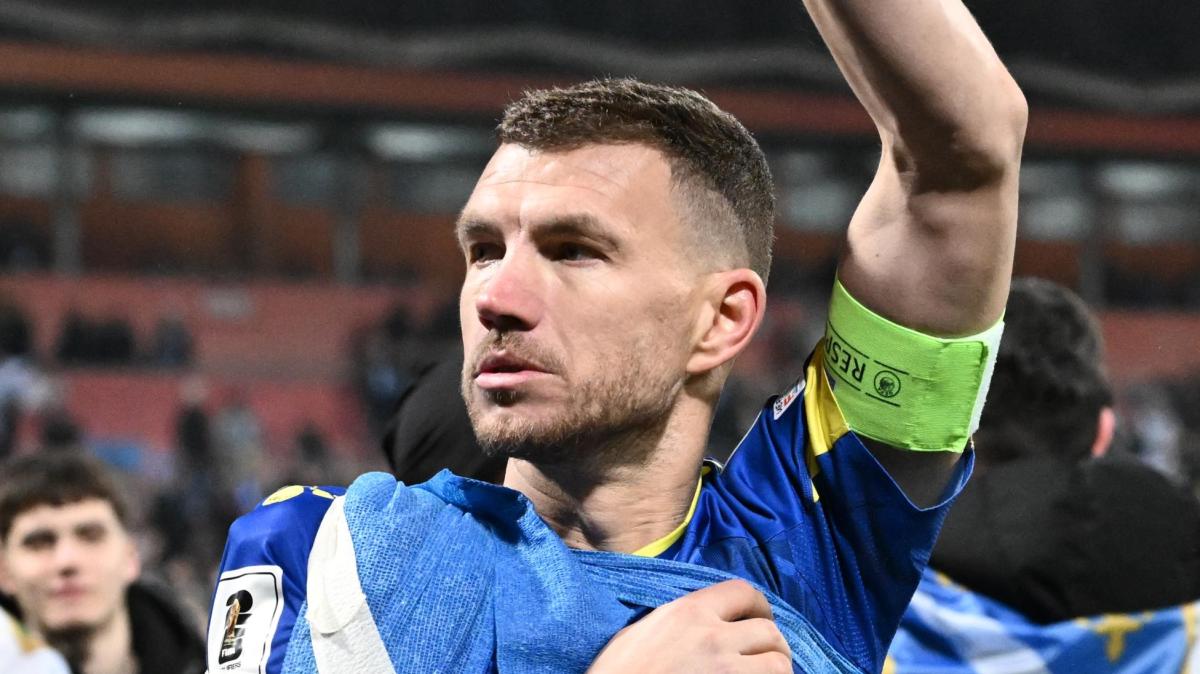 Bosnia in festa, Dzeko si ferma: infortunio alla spalla che sarà valutato nei prossimi giorni