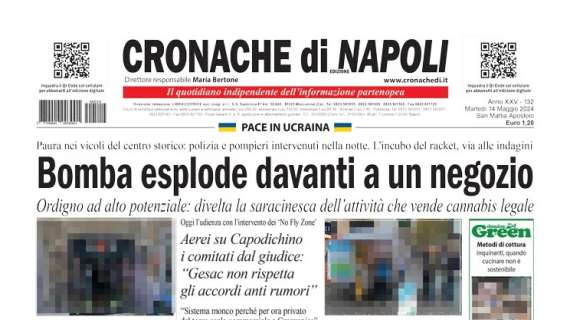 Cronache di Napoli apre: "Un leader per risollevare il Napoli, all-in su Conte"