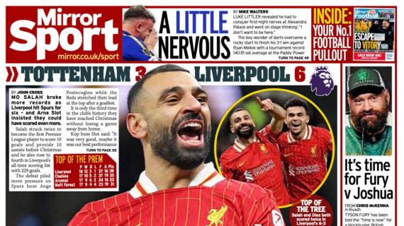 Le aperture inglesi - Liverpool show, 6 gol al Tottenham. United, Amorim non si nasconde