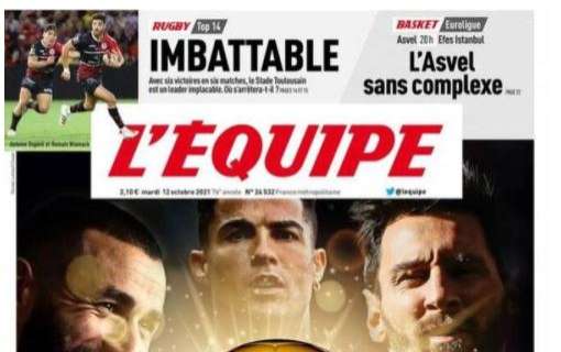 L'apertura de L'Equipe sul possibile vincitore del Pallone d'Oro: "Miniere d'Oro"
