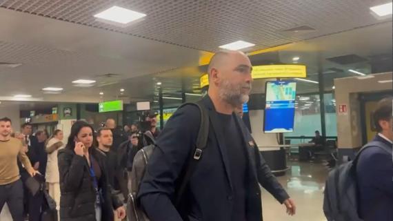 Igor Tudor nuovo allenatore della Lazio. Le immagini dell'arrivo a Fiumicino