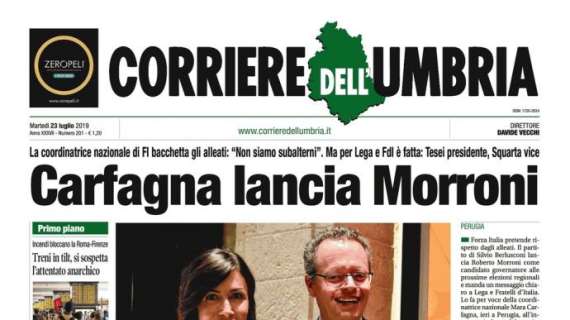 Corriere dell'Umbria: "Vicario è del Grifo, oggi arriva l'ufficialità"