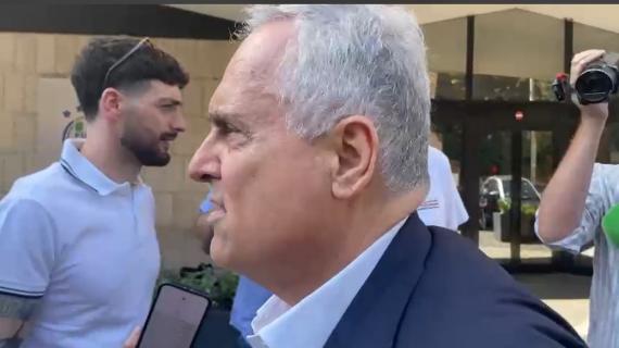 Lazio, Lotito: "Non c'è nessun caso Provedel, sia lui che Mandas sono portieri di valore"