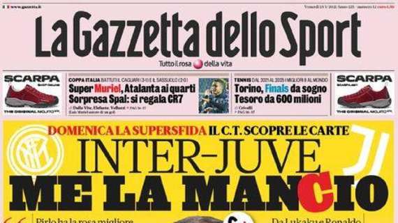 Il c.t. Mancini a La Gazzetta dello Sport: "Inter-Juve me la... Mancio"