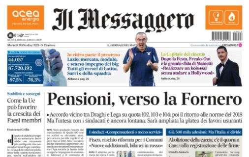 Il Messaggero: "Mercato, modulo e scarso impiego dei big: tutti gli errori della Lazio”