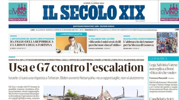 Il Secolo XIX: "Grande paura per N'Dicka: stop a Udinese-Roma. Il Cagliari ferma l'Inter"