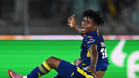 Verona, Orban: "Cerco sempre la porta. Contento per il gol"