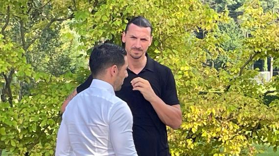 Summit dopo Milan-Liverpool: Ibra, Furlani e Moncada a colloquio negli spogliatoi