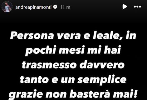 Pinamonti saluta Gilardino: "Persona vera e leale. Un semplice grazie non basterà mai!"