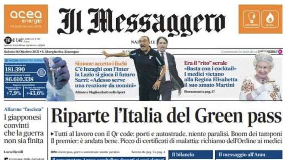 Il Messaggero: "Sarri dà la scossa, Lotito "minaccia": la Lazio si gioca il futuro"