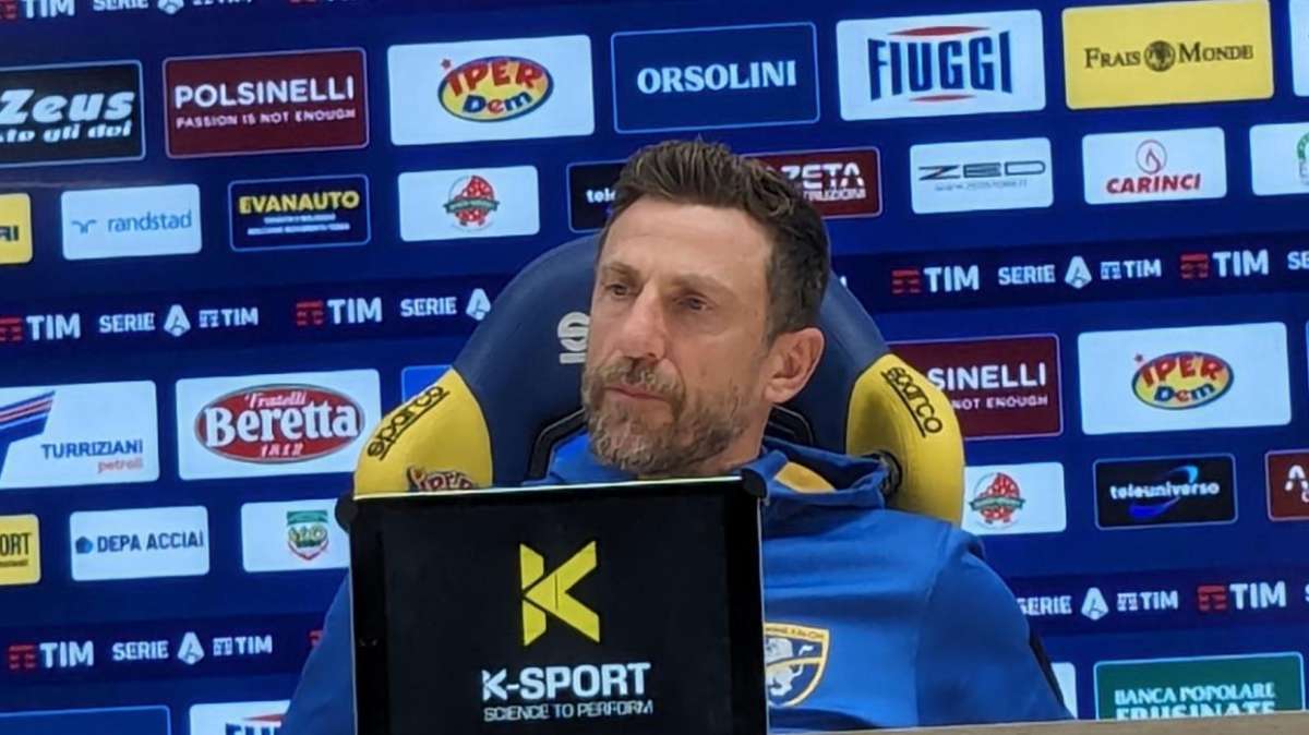 Frosinone, Di Francesco: "Non ci snatureremo, gara delicata ma da vincere"