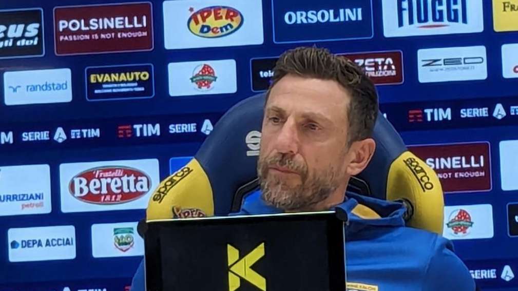 Frosinone, Di Francesco: "Stasera mi girano, è solo colpa nostra. Dobbiamo reagire"