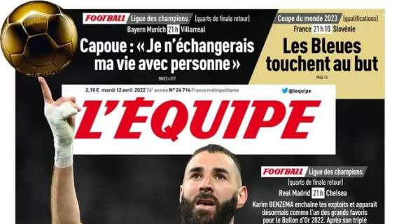 Benzema tra i favoriti per il Pallone d’Oro 2022, L’Equipe: “Stasera l’oro all’appello”
