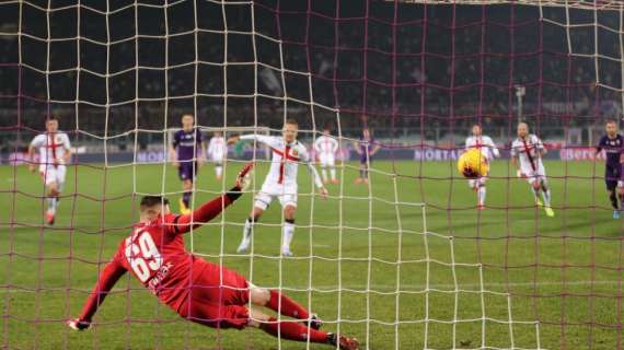 Fiorentina-Genoa, al 45' risultato bloccato: storico errore di Criscito
