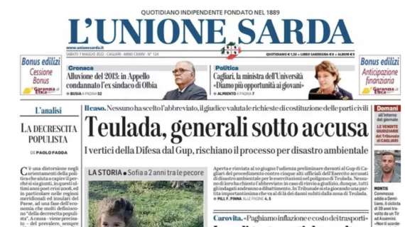 L'Unione Sarda: "Cagliari, Agostini ci crede e carica la squadra: l'impresa è possibile"