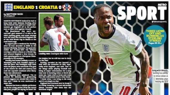 Le aperture inglesi - Giornata di prime volte per l'Inghilterra e Sterling: Croazia k.o.