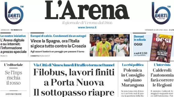 L'Arena apre: "Vince la Spagna, ora l'Italia si gioca tutto contro la Croazia"