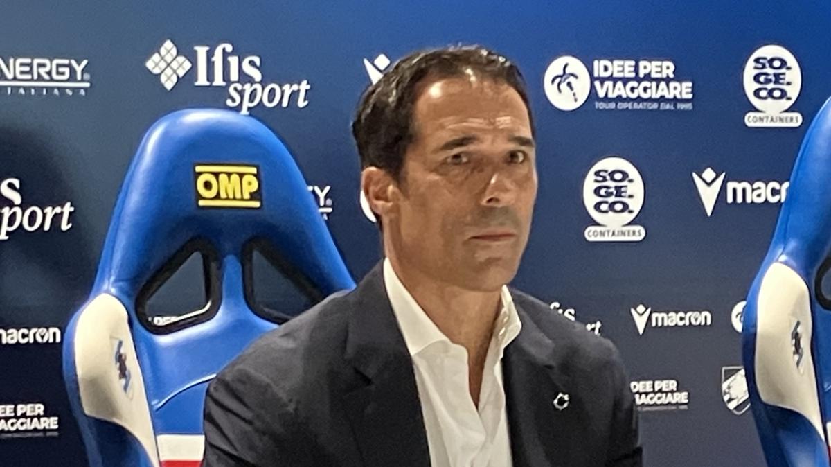 Sampdoria, Corradi si presenta: "Barra dritta e puntare dritto all'obiettivo"