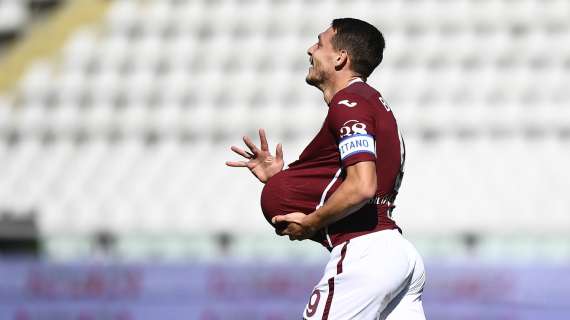 Torino già avanti contro il Cagliari: uscita scellerata di Cragno e rigore dell'1-0 di Belotti