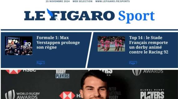 Le Figaro Sport in prima pagina: "Mbappé trascina il Real e torna al gol dopo la sosta"