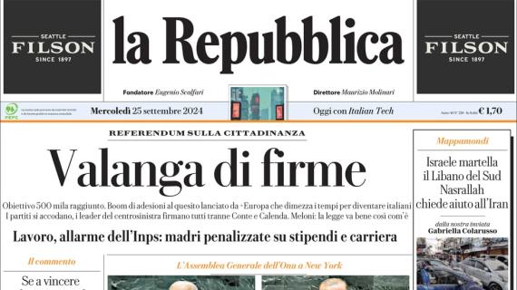 La Repubblica: "Senza soldi e senza tv il Mondiale per club è appeso all’Arabia"