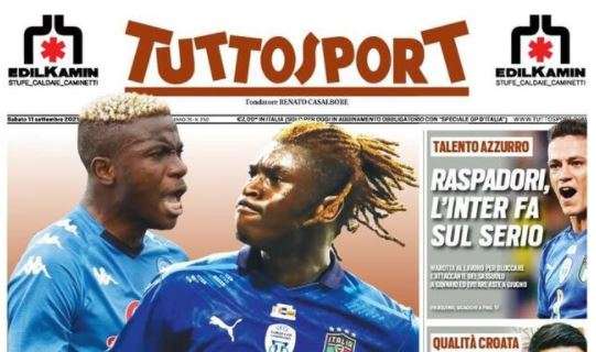 L'apertura di Tuttosport: "Vedi Napoli e non sbagliare"