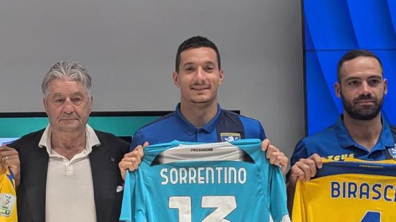 Frosinone, Sorrentino: "Qui per trovare spazio, sarà una bella lotta con Cerofolini e Frattali"