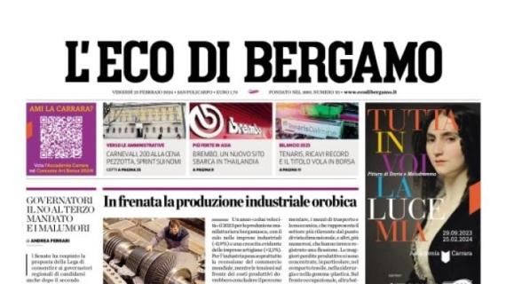 L'Eco di Bergamo apre con Samaden: "Comportamento, spirito e tecnica per i nostri giovani"