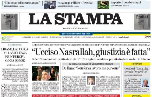 La Stampa: "È il giorno del Torino, ma anche di un grande ritorno"