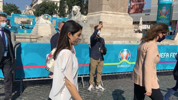 TMW - A Roma via all'UEFA Festival: l'arrivo del sindaco Raggi e del presidente Gravina