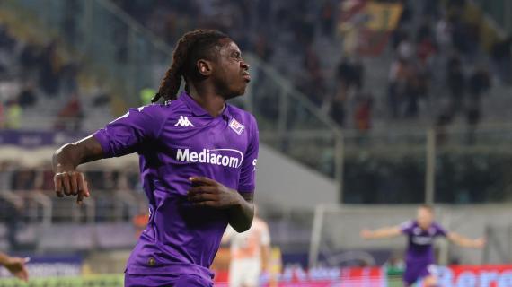 La Fiorentina allunga immediatamente: doppietta di Kean per il 3-1 sulla Roma