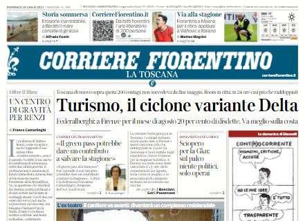 Corriere Fiorentino: "Via alla stagione, a Moena per il ritiro. Applausi a Vlahovic e Italiano"