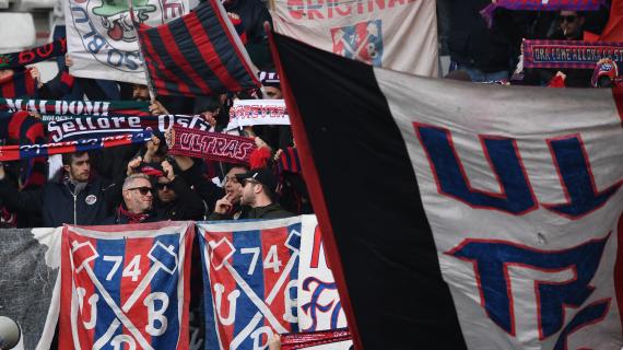 Bologna campione d'Italia Under 17. Striscione degli Ultras a Casteldebole: "Grazie cinni"