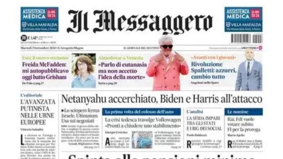 Il Messaggero sull’Italia: “Rivoluzione Spalletti: cambia tutto”