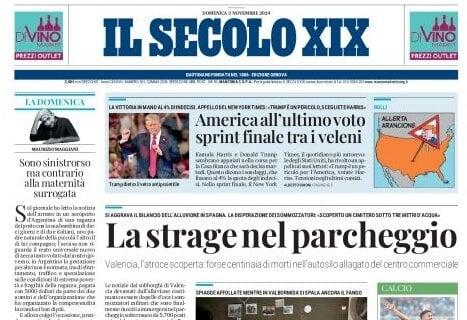 L'apertura de Il Secolo XIX: "Samp, si cambia: sei facce nuove contro il Brescia"