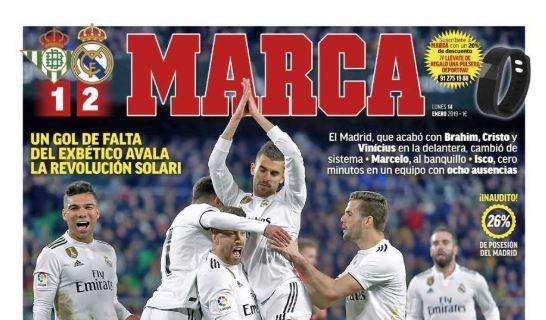 Marca e la vittoria in extremis del Real Madrid:  "Ceballos il salvatore"