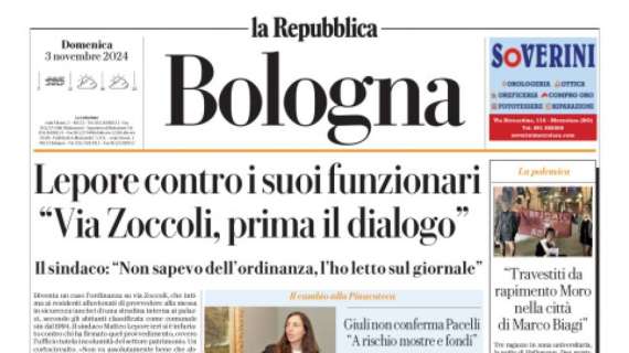 Repubblica (ed. Bologna) sull'1-0 al Lecce: "Alla fine Orsolini ci mette la testa"