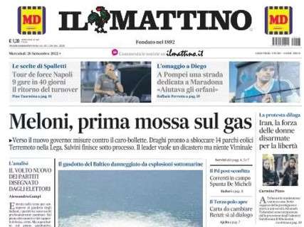 Il Mattino: "Tour de Force Napoli: 12 gare in 40 giorni"